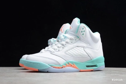 440892-100 JORDAN 'LIGHT RETRO AIR AQUA' GS 5 1017
